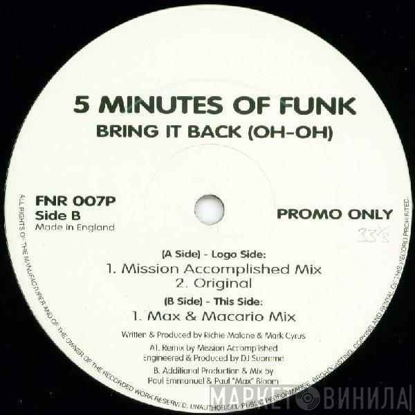 5 Minutes Of Funk - Bring It Back (Oh Oh)