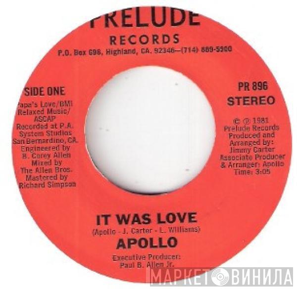Apollo  - It Was Love / Could I Have This Dance