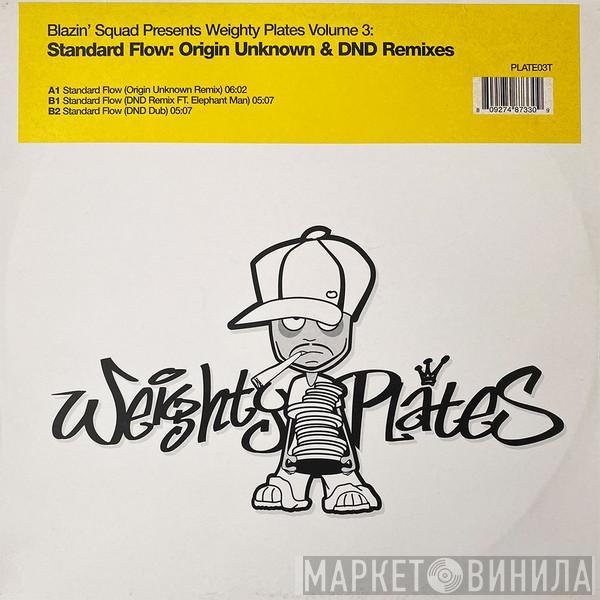 Blazin' Squad - Weighty Plates Volume 3: Standard Flow: Origin Unknown & DND Remixes