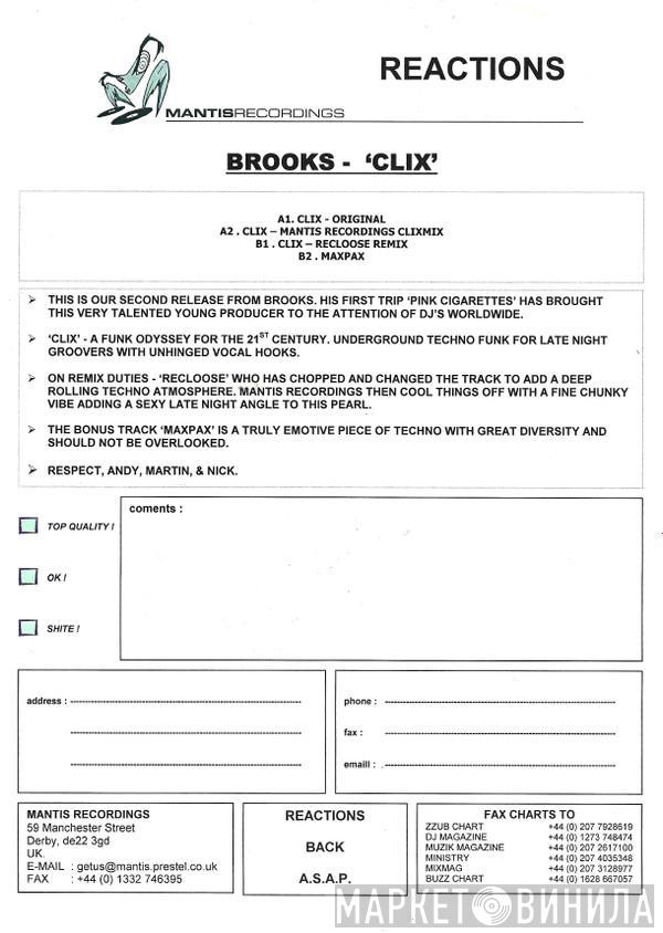 Brooks - Clix