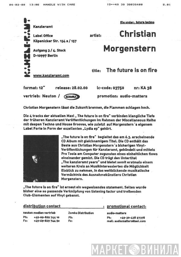 Christian Morgenstern - The Future Is On Fire