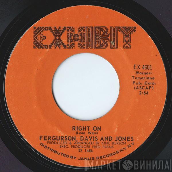 Ferguson, Davis & Jones - Right On