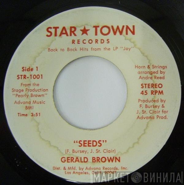 Gerald Brown  - Seeds / Yesterday