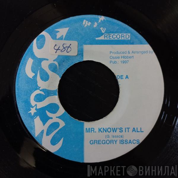 Gregory Isaacs - Mr. Know's It All