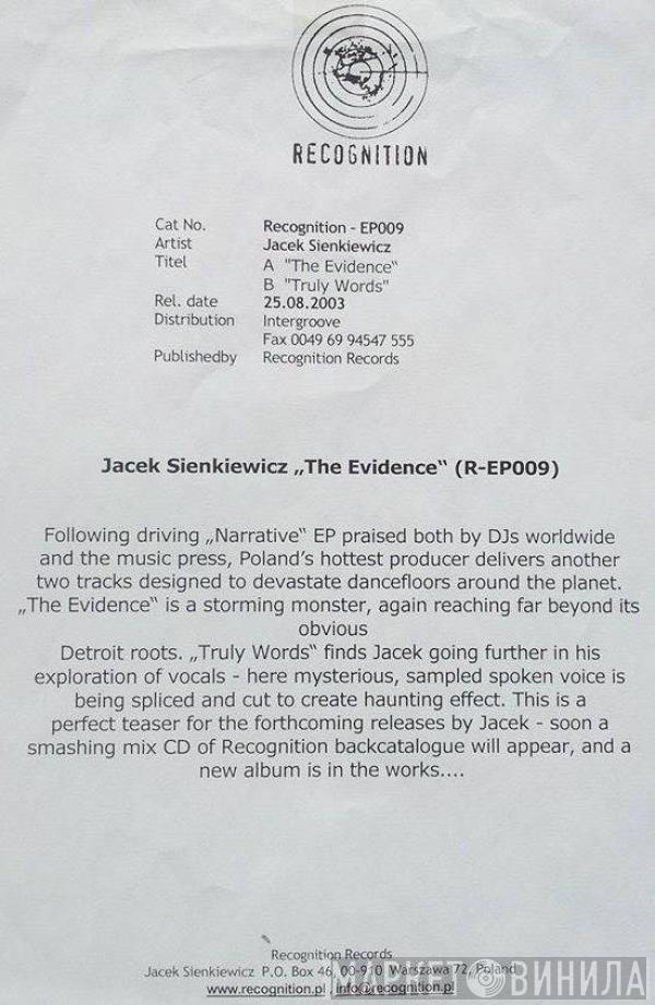 Jacek Sienkiewicz - The Evidence