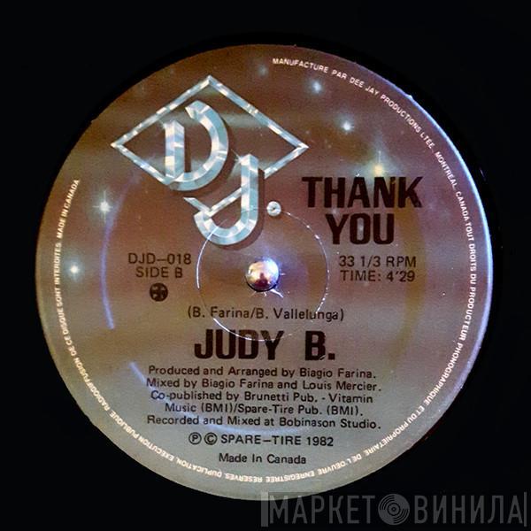 Judy B - Thank You