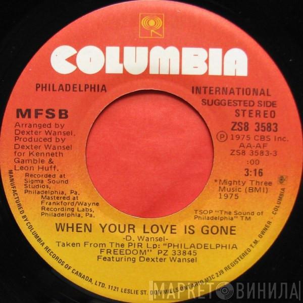 MFSB - When Your Love Is Gone / Smile Happy